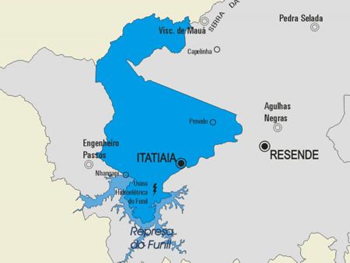 خريطة Itatiaia البلدية