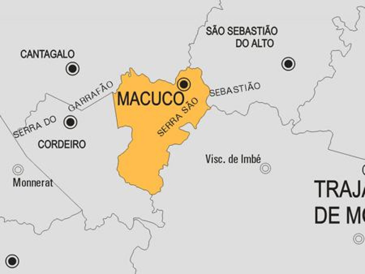 خريطة Macuco البلدية