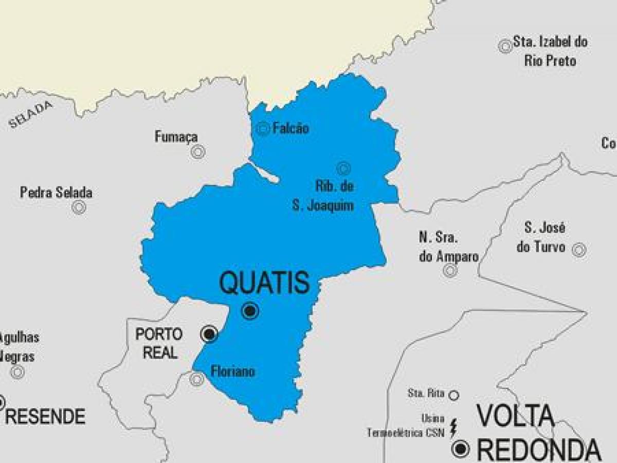خريطة Quatis البلدية
