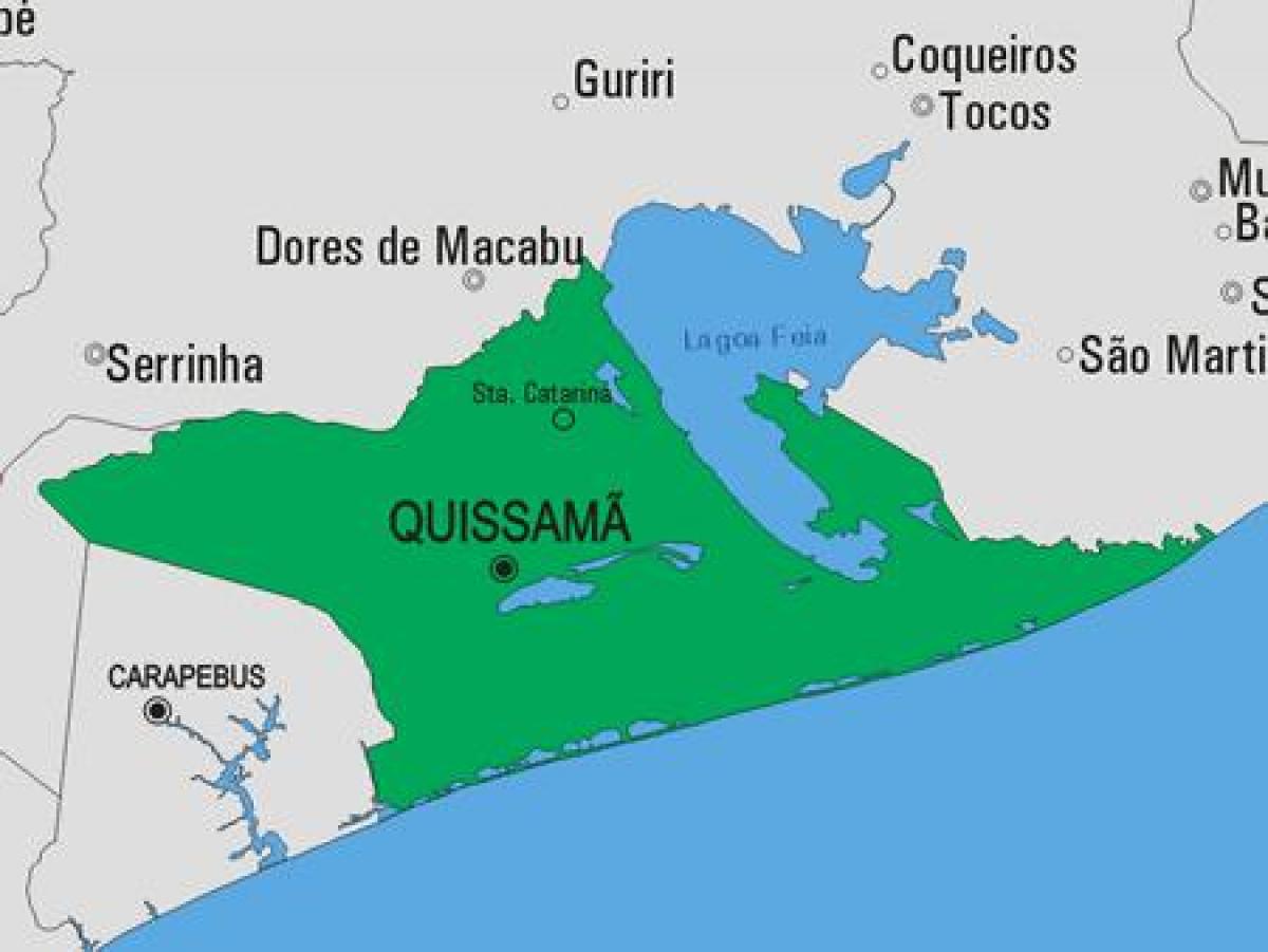 خريطة Quissamã البلدية