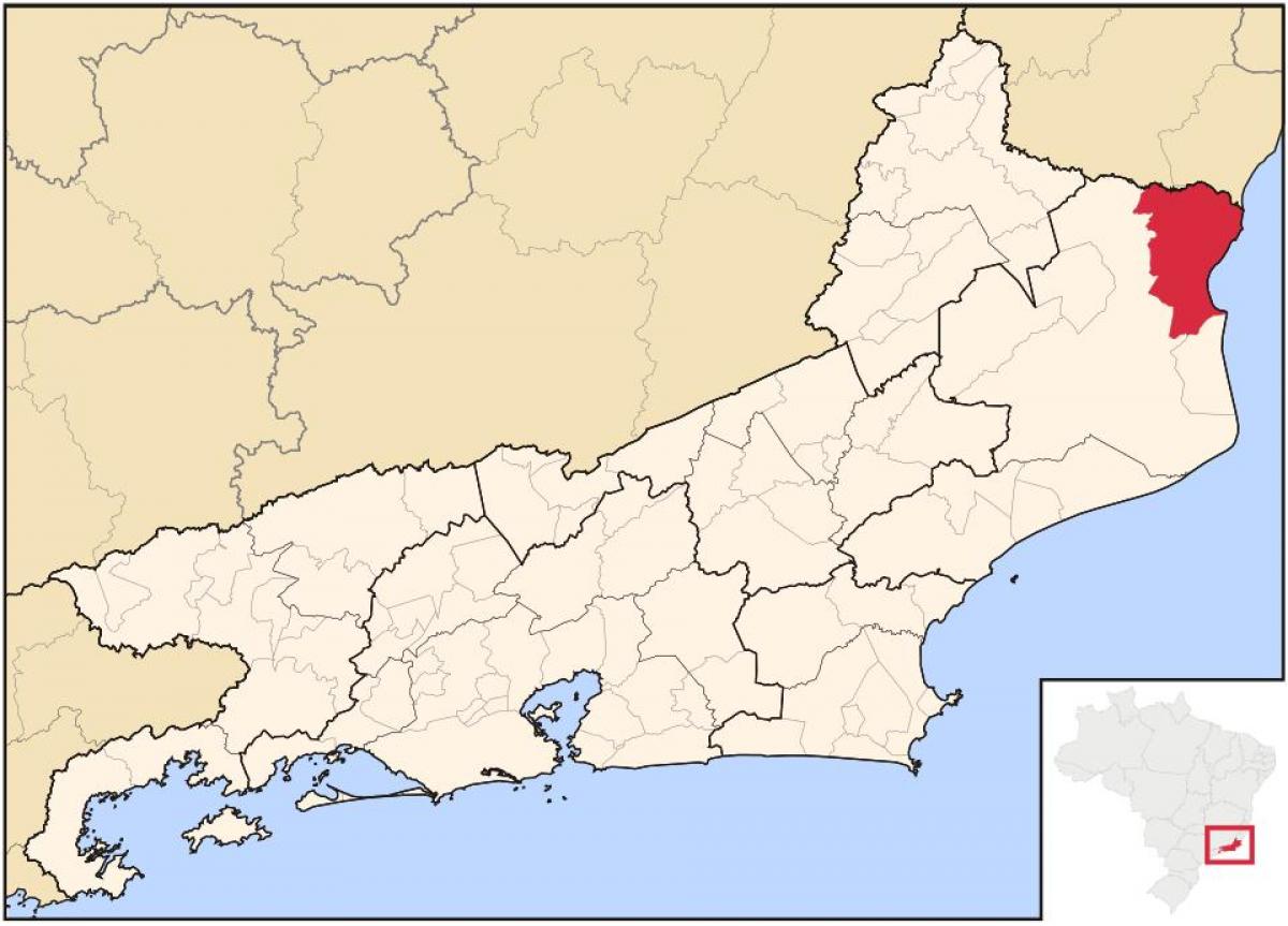خريطة São Francisco de Itabapoana