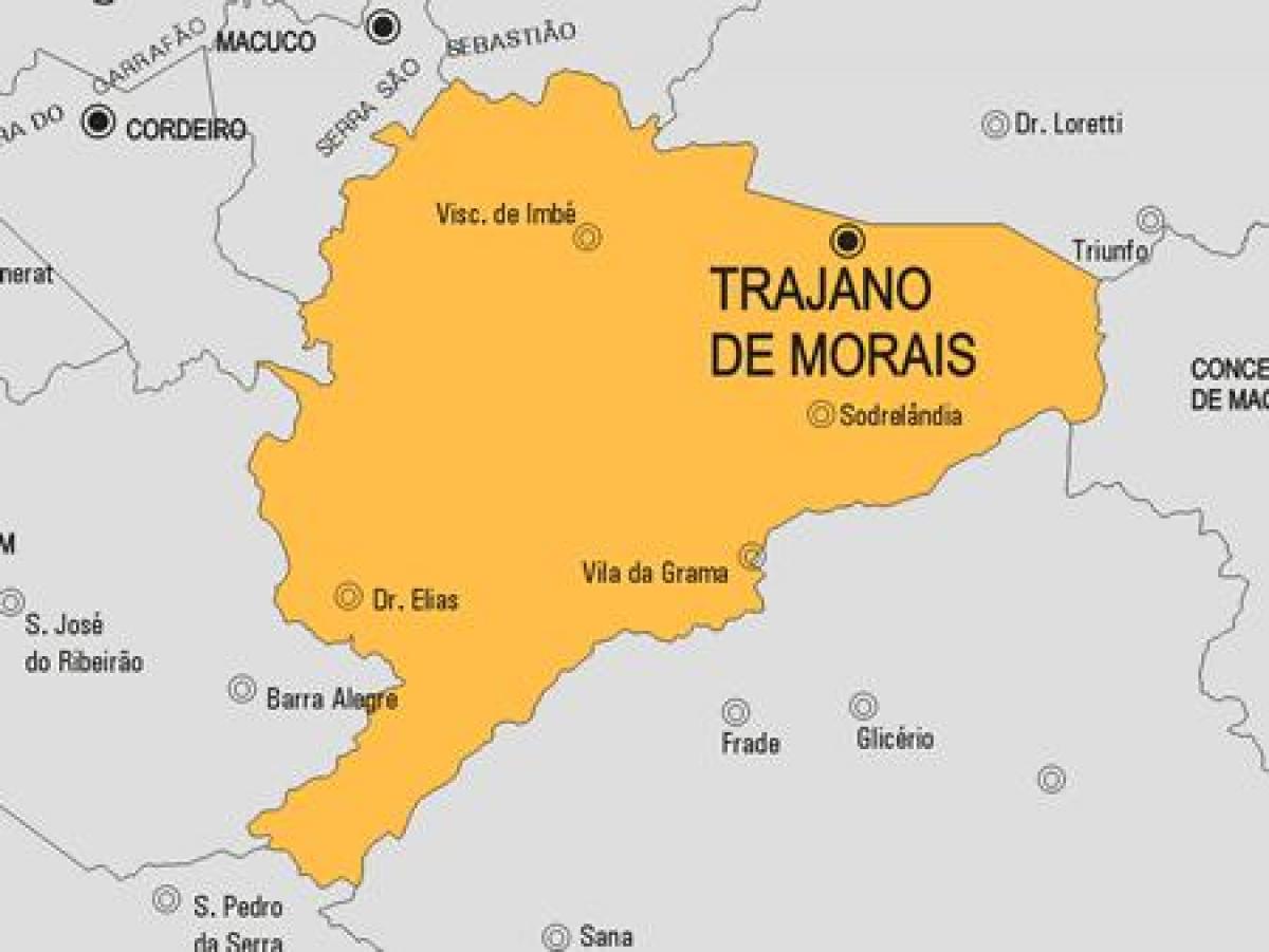 خريطة Trajano دي مورايس البلدية