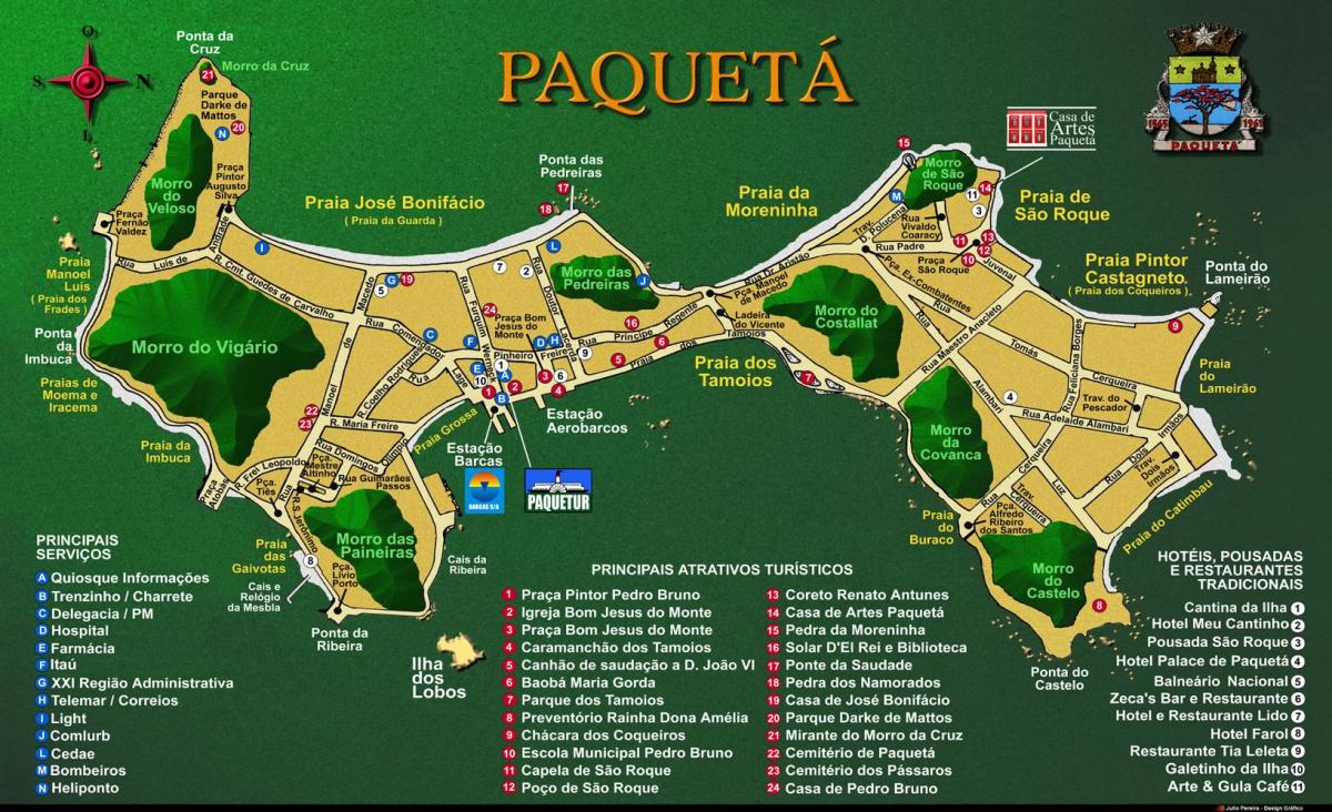 خريطة Île de Paquetá