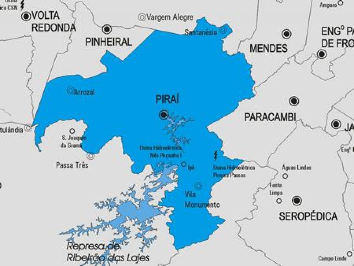 خريطة بلدية بيراي