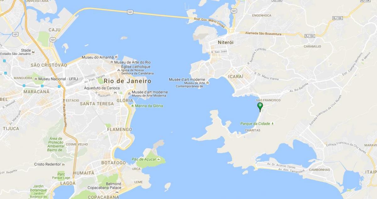 الخريطة شاطئ Charitas