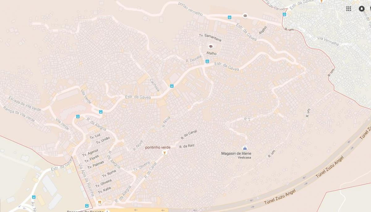 خريطة favela روسينهه
