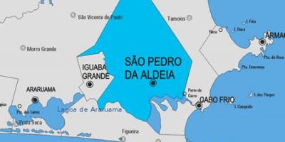 خريطة ساو بيدرو دا ألديا البلدية