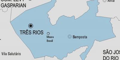 خريطة ترس ريوس البلدية