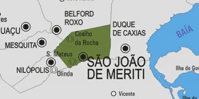 خريطة ساو جواو دي Meriti البلدية
