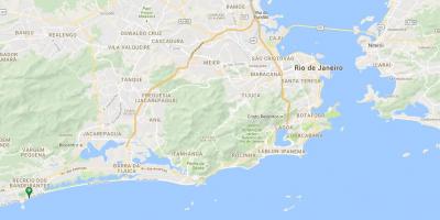 الخريطة شاطئ Recreio dos Bandeirantes