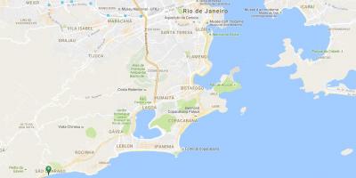 الخريطة شاطئ ساو كونرادو