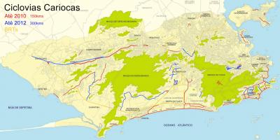 خريطة مسارات الدراجات ريو دي جانيرو