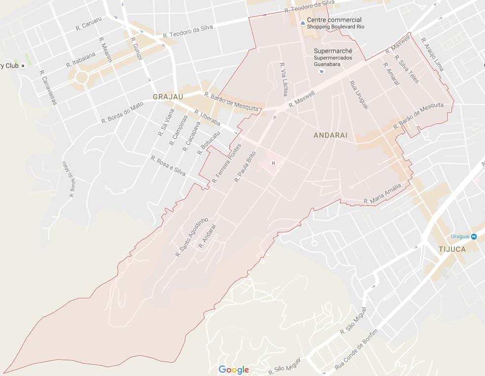 خريطة Andaraí