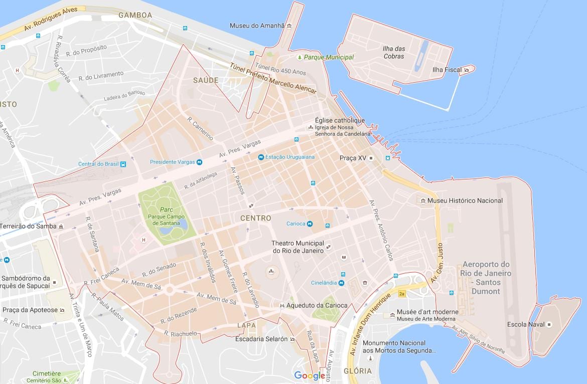 خريطة Centro