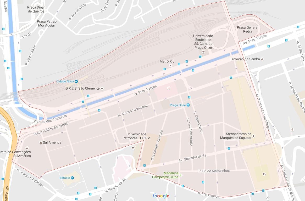 خريطة Cidade Nova