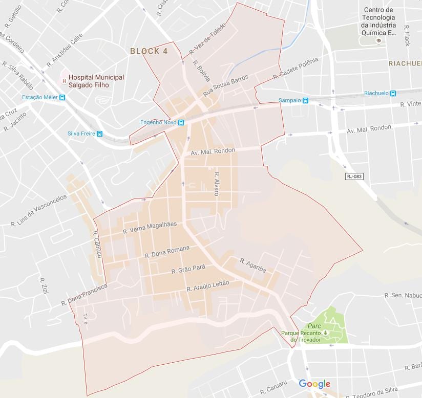 خريطة Engenho نوفو