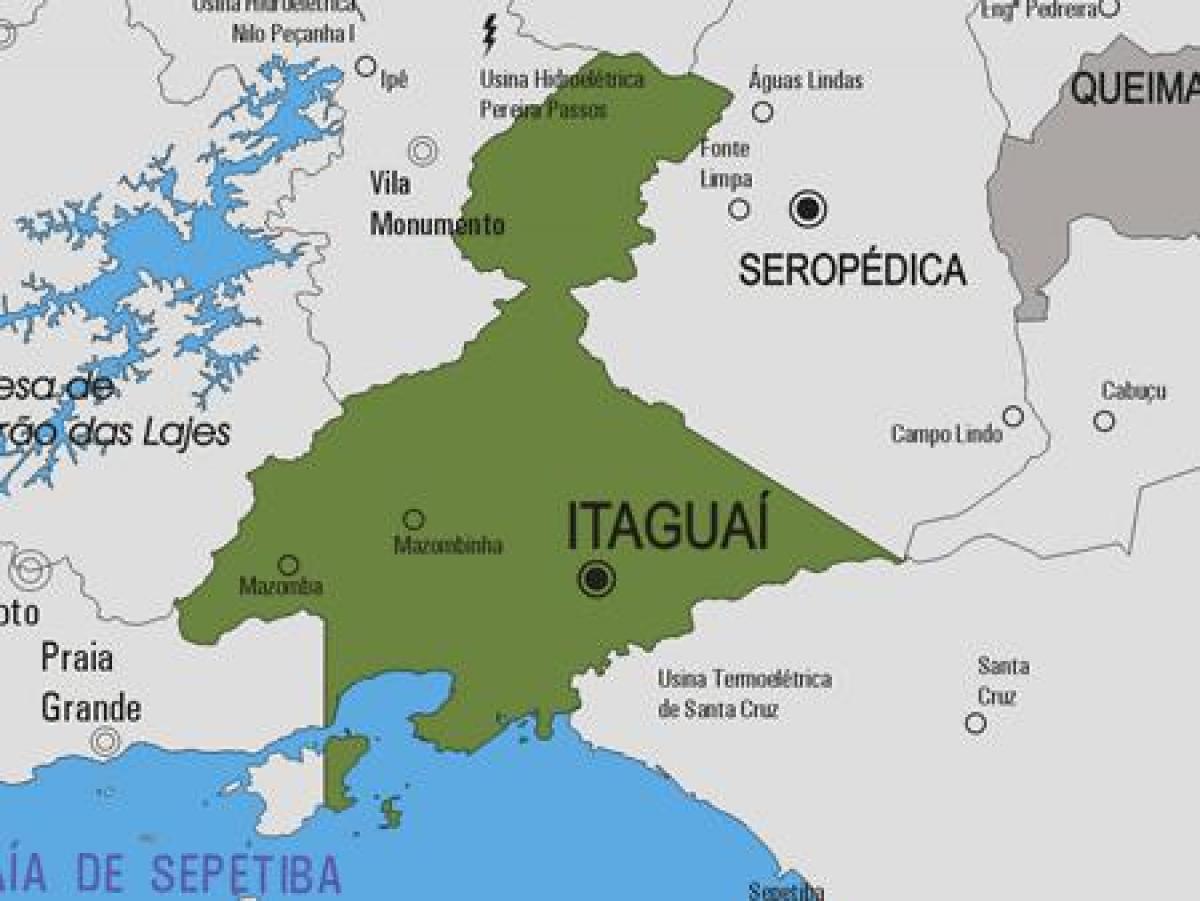 خريطة Itaguaí البلدية
