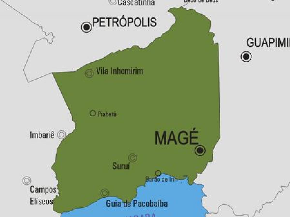 خريطة Magé البلدية