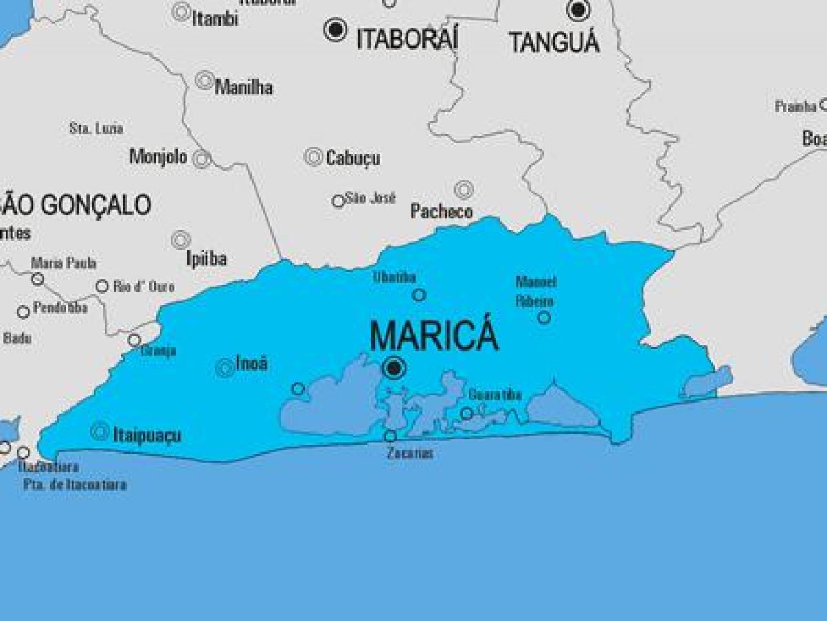 خريطة Maricá البلدية