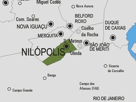 خريطة Nilópolis البلدية