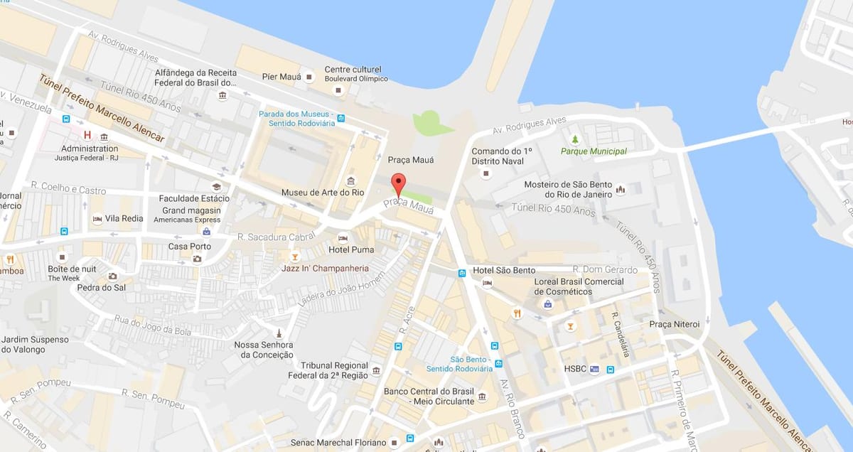 خريطة Praça Mauá