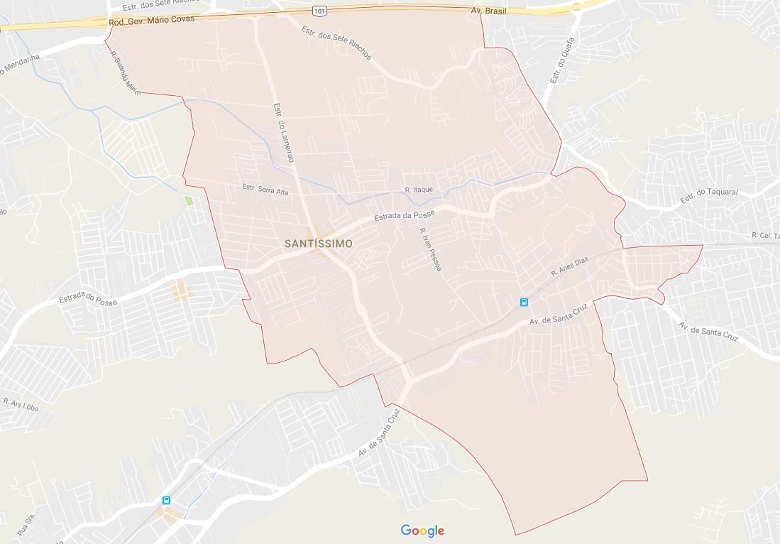 خريطة Santíssimo