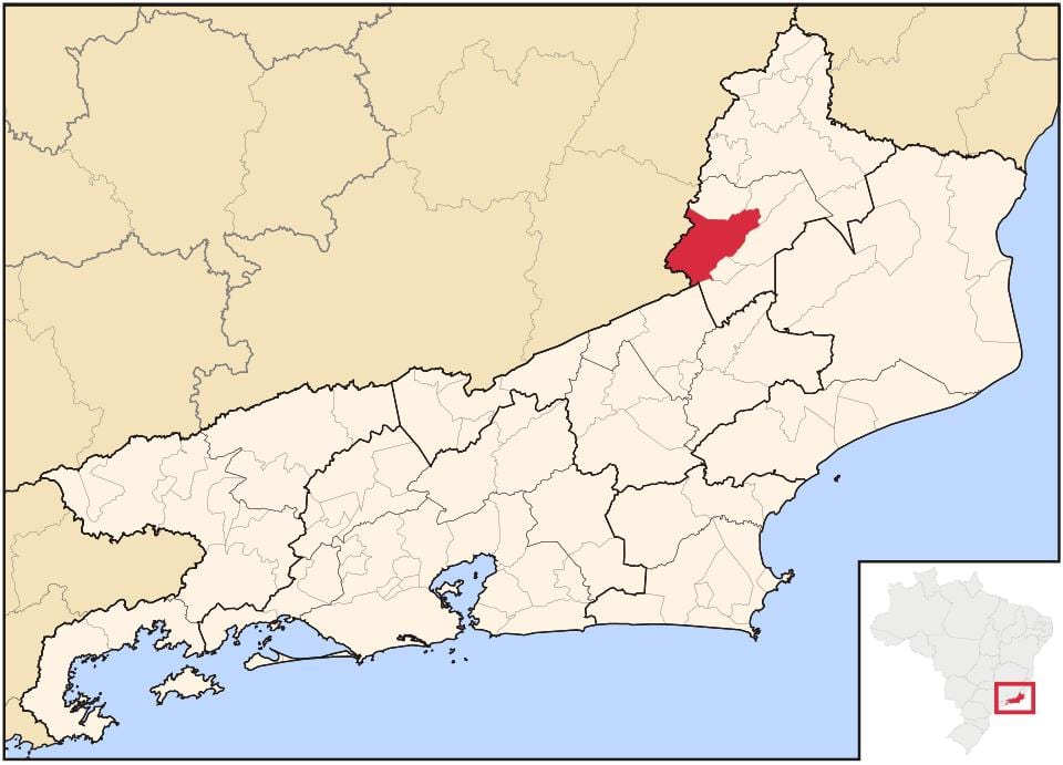 خريطة Santo Antônio de Pádua