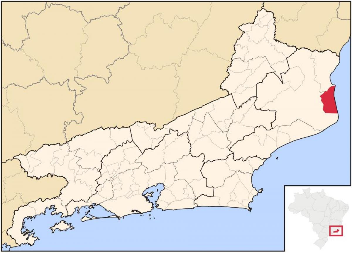 خريطة São João da Barra