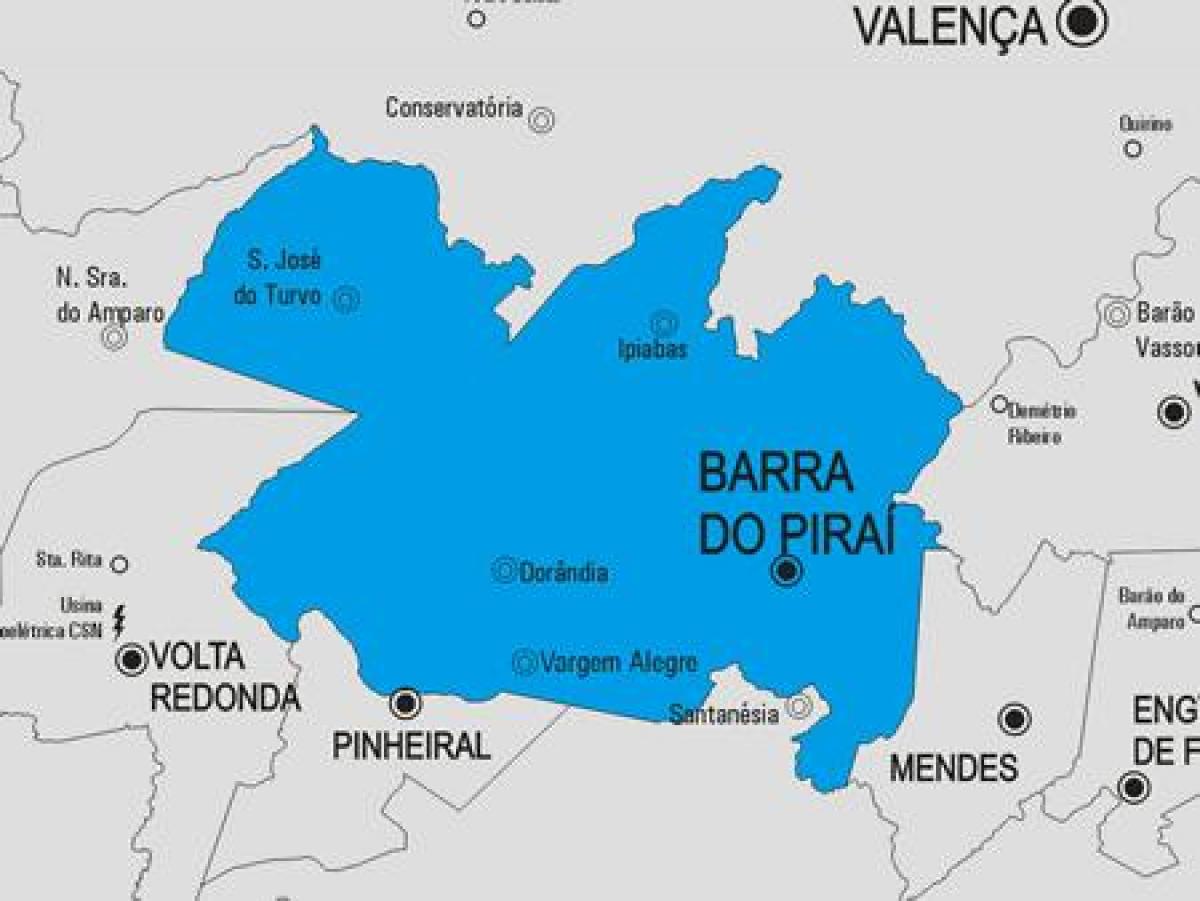 خريطة باره دو بيراي البلدية