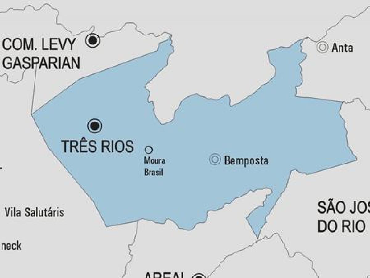 خريطة ترس ريوس البلدية