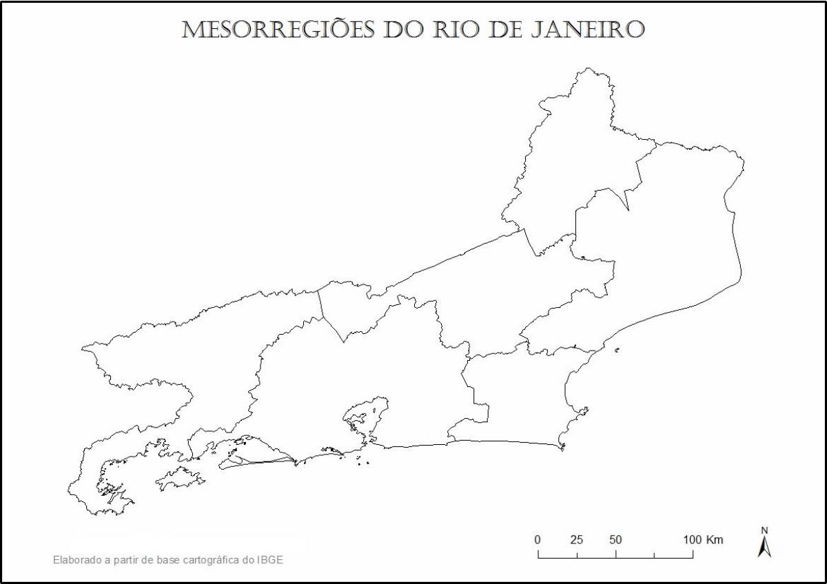 خريطة ريو دي جانيرو العذراء