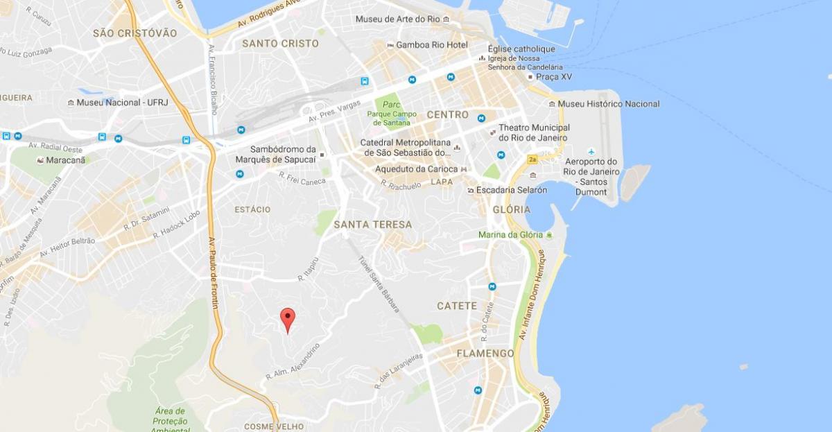 خريطة favela مانغويرا