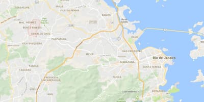خريطة favela بينتو ريبيرو
