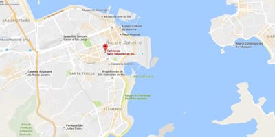 خريطة العاصمة كاتدرائية القديس سيباستيان