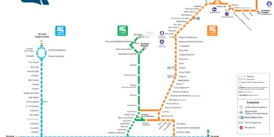 خريطة BRT ريو دي جانيرو