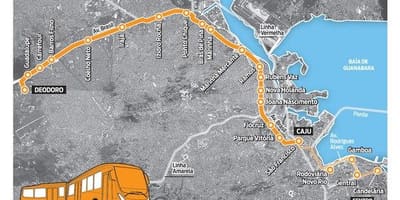 خريطة BRT TransBrasil