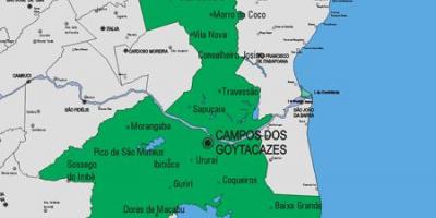 خريطة Carapebus البلدية