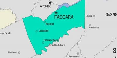 خريطة Itaocara البلدية