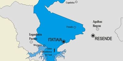 خريطة Itatiaia البلدية