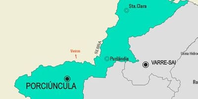 خريطة Porciúncula البلدية
