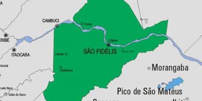 خريطة São Francisco de Itabapoana البلدية