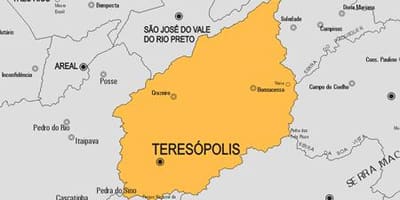 خريطة Teresópolis البلدية