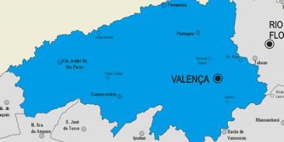 خريطة فالينسا البلدية