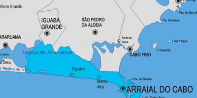 خريطة ارايال دو كابو البلدية