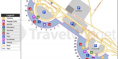 خريطة محطة مطار جالياو