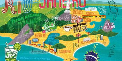 خريطة ريو دي جانيرو خلفية
