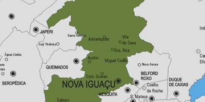 خريطة نوفا إيغواسو البلدية